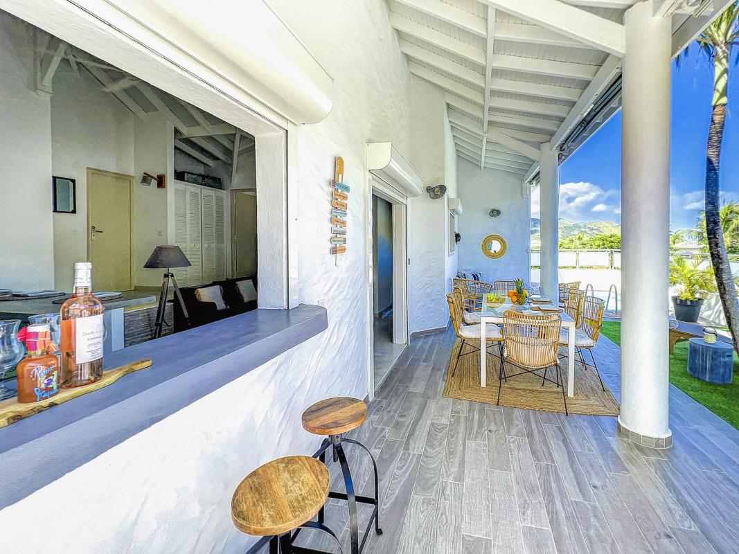 Villa 6 personnes à Baie Orientale-vue cuisine-21